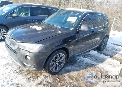 2015 BMW X3 xDrive28I из США, поврежденный, VIN 5UXWX9C57F0D57073
